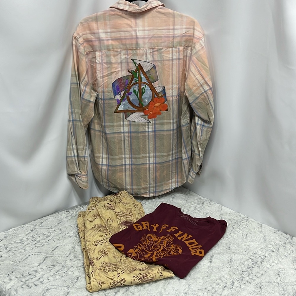 Harry Potter Bundle long sleeve top. T-shirt and lounge pants
